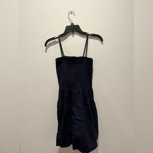 Midnight blue ATM mini dress, size small